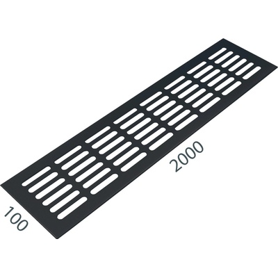 MPkovania SRL ALFA 100 x 2000 mm Zlatý elox