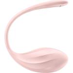 Satisfyer Ribbed Petal - носимо вибриращо яйце с радио управление (розово)