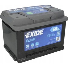 Exide Excell 12V 60Ah 540A EB602