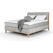 Welnova 000840018902 Boxspring drevo textil kompozitné drevo platinová