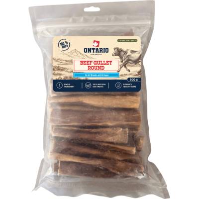Ontario Pure Nature Sušený hovädzí pažerák okrúhly 500 g