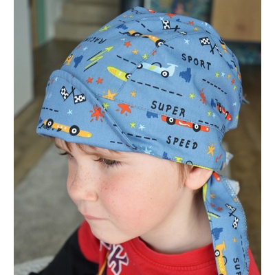 plátěná čepice pirátka s kšiltem Formule