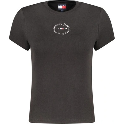 Tommy Hilfiger Дамска тениска с къс ръкав tommy hilfiger, Размер xs, Цвят Черен (dw0dw22807_nebds)