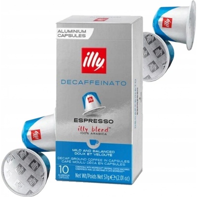 Illy Decaffeinato bezkofeinové kapsle Do Nespresso 10 ks