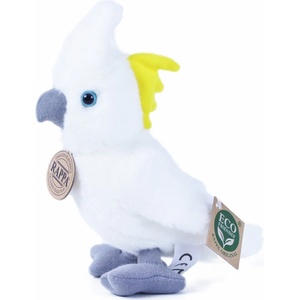 Rappa Плюшена играчка Rappa Еко приятели - Папагал Какаду, бял, 18 cm (505124) - baby