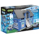 WADER Play House - Policejní stanice plast + 3ks auta + 1ks helikoptéra