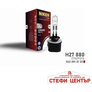 NIKEN Крушка niken - h27w/1 (880) 27w 12v (282315) - steficenter