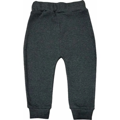 Dětské bavlněné tepláčky antracit