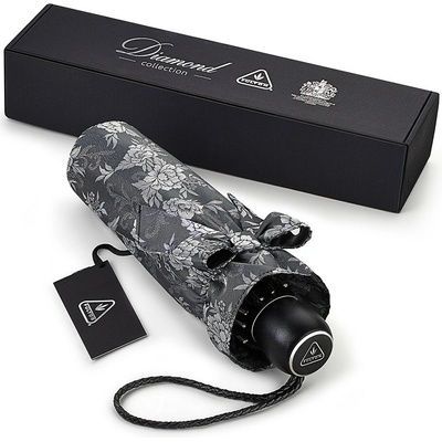 Fulton dámský skládací deštník Marquise Diamond Jacquard Floral L852