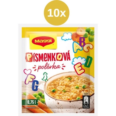 Maggi tradiční polévka písmenková 10 x 51 g