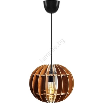 Image 1 of ASIR GROUP Пендел 1xE27/60W/230V кафяв Ø 20 см (AS0391)