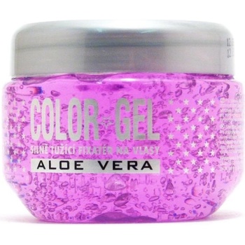 Color gel silně tužící fixatér na vlasy Aloe Vera 175 g