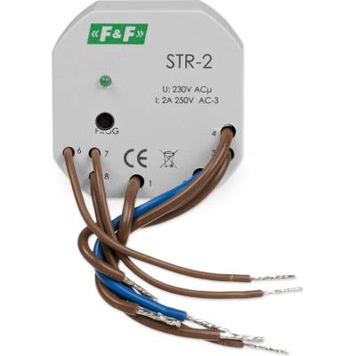 STR-2 - Riadiaca jednotka pre ovládanie roliet jedným tlačidlom, 230V, 8A