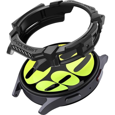 Spigen Удароустойчив TPU кейс за Samsung Galaxy Watch 7 44мм - Spigen Rugged Armor Case (черен) (ACS08337)