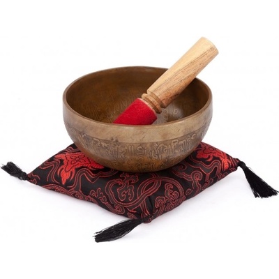 Bodhi Yoga Bodhi tibetská zpívající mísa gravírovaná 14 cm ruční výroba tón F