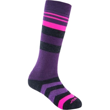 Sensor Ponožky Slope Merino dětské černá/růžová/fialová