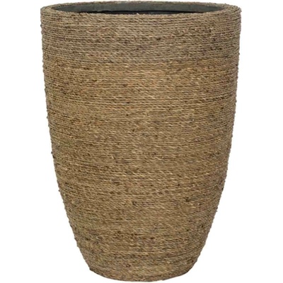 Pottery Pots Kvetináč Ben, prírodná slamená, 72 x 52 cm