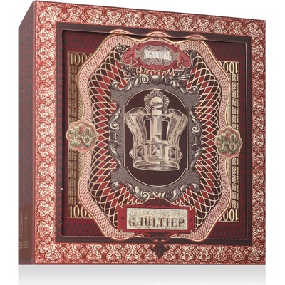 Jean Paul Gaultier Scandal Pour Homme комплект за мъже Eau de Toilette 50 ml + Душ гел 75 ml опция Червена опаковка с корона