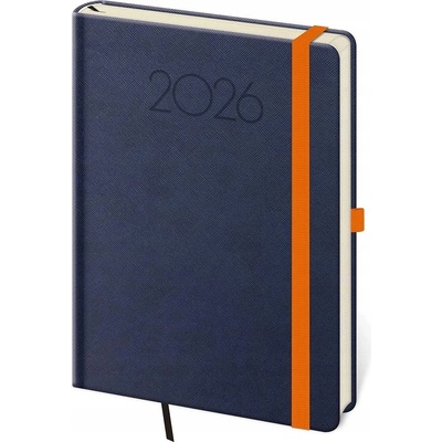 Helma New Praga A5 týdenní 2026 modrý