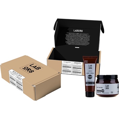 Labor8 Hemp Комплект - Масло за тяло и Крем за ръце с конопено масло, 250 + 75 ml