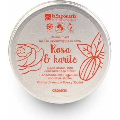 laSaponaria krém na ruce s damašskou růží BIO 60 ml