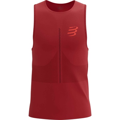 Compressport Pro racing singlet M červená