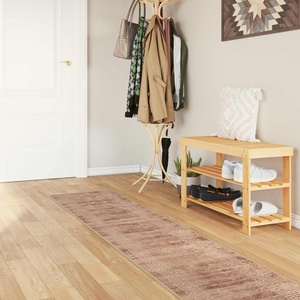 vidaXL Каса за килим MARSA Бяло 50 x 300 см Полиестер и PVC (42023304)