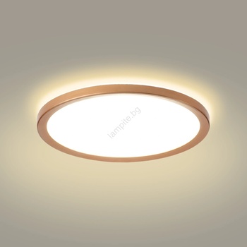 Brilagi - плафон за баня ULTRA SLIM LED/24W/230V Ø 42 см розово злато IP54 (BG3809)