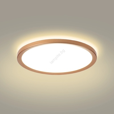 Brilagi - плафон за баня ULTRA SLIM LED/24W/230V Ø 42 см розово злато IP54 (BG3809)