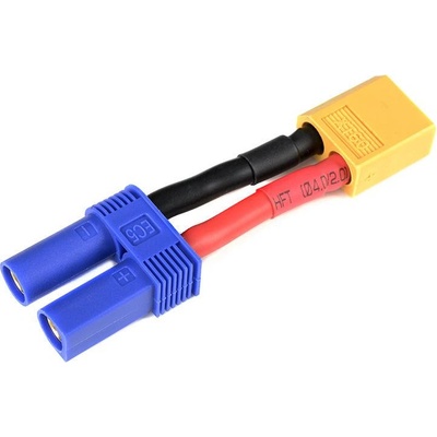 GForce Konverzní kabel EC5 samec XT-60 samice 12AWG – Sleviste.cz