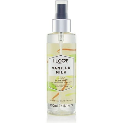 I Love Signature Collection Vegan Mist Spray Vanilla Milk Цяло тяло 165 ml