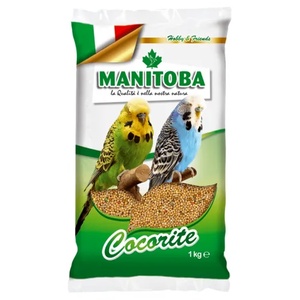 MANITOBA Cocorite ХРАНА ЗА ВЪЛНИСТ ПАПАГАЛ, 1 кг, manitoba - Италия, 60201