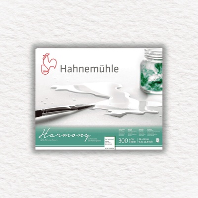 Hahnemühle Akvarelový blok HARMONY 300 GSM HOT PRESSED 12 LISTOV RÔZNE 24 x 30 cm