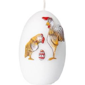 Rak Комплект свещи Rak - Петел, 6 броя (rooster eggs)