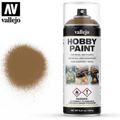 Vallejo Hobby Spray Paint 28014 Leather Brown 400 ml