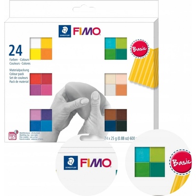 FIMO soft sada Basic 24 barev – Zboží Mobilmania