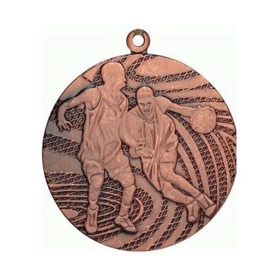 MMC1440/B Medaila basketbal pr.40 mm hr.2 mm bronz 4x0,2 cm