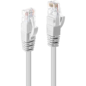 Lindy Пач кабел LINDY 48092, U/UTP, Cat. 6, 1m, бял (48092)