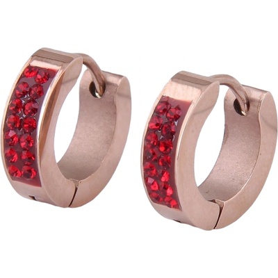 HARAHU Обеци za-21028 - Злато Розово / Червено kp21028 (za-21028)