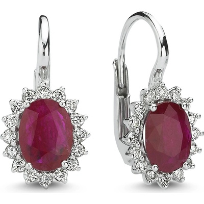 Lillian Vassago v bílém zlatě s rubínem a diamanty LLV11-SMEG5650-02-RUB