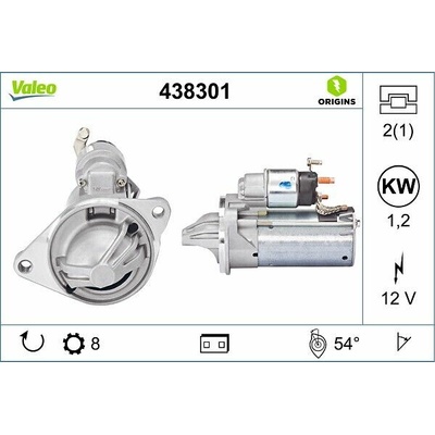 Štartér VALEO ORIGINS NEW OE TECHNOLOGY 438301