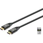 Manhattan Кабел „Манхатън - HDMI към HDMI (HDR, HEC, ARC, 8K60Hz, 4K120Hz, HDR, 3 м, 48 Gbps, черен) 355957 (355957)