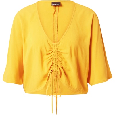 Gina Tricot Блуза 'Misan' жълто, размер XL
