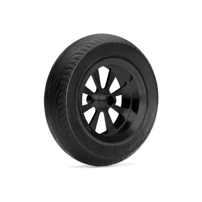SpotOnRC 101 mm 4" Podvozkové kolo s hliníkovým středem a náhradní gumou Černé 1 ks