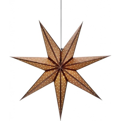 Markslöjd Hvězda GLITTER E14 6 W bronzová 45 x 45 x 16 cm