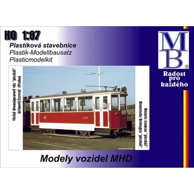 MB modely Stavebnica historickej električky Ringhoffer Plecháč Epocha IV 1:87