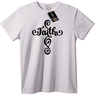 NOONEBRAND Тениска Вяра Калиграфия - L, Black