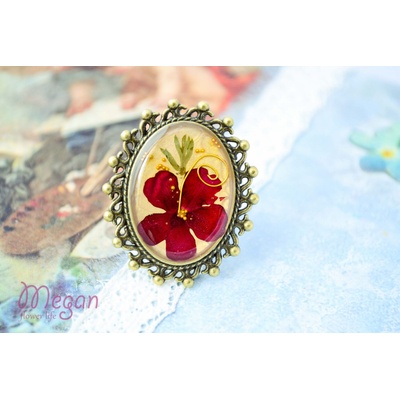 Meganflo Пръстен антик "Червена вербена