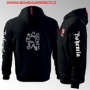 mikina s kapucí Bohemia 7MZ černá