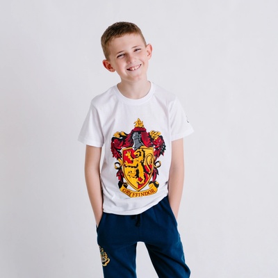 Tričko Harry Potter Gryffindor biele